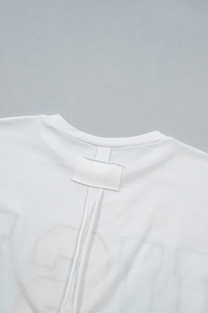 USA Colorblock Letter Dolman Sleeve Tee