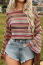 Boho Stripe Long Sleeve Top