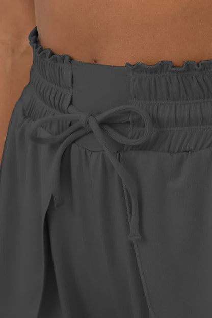 Frilled Petal Wrap Swim Shorts