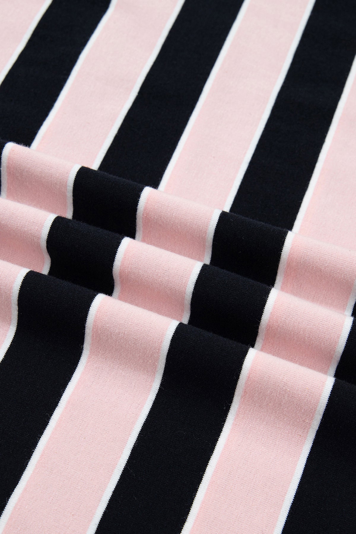Stripe Oversized Long Sleeve Top & Shorts Set