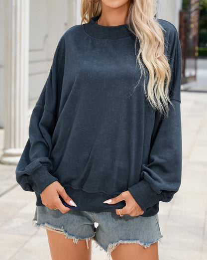 Drop Shoulder Crewneck Sweatshirt