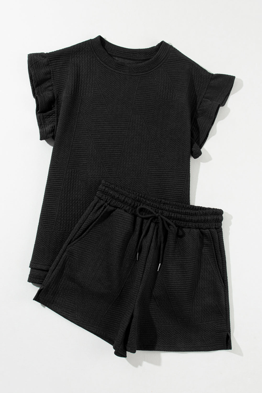 Ruffle Top and Shorts Set