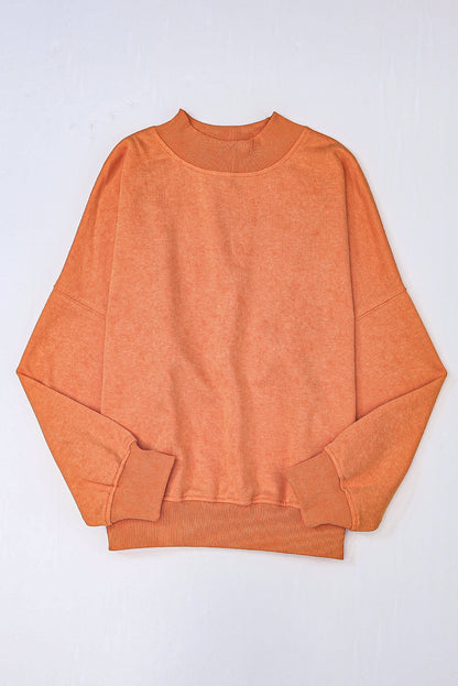Mineral Wash Drop Shoulder Crewneck Sweatshirt