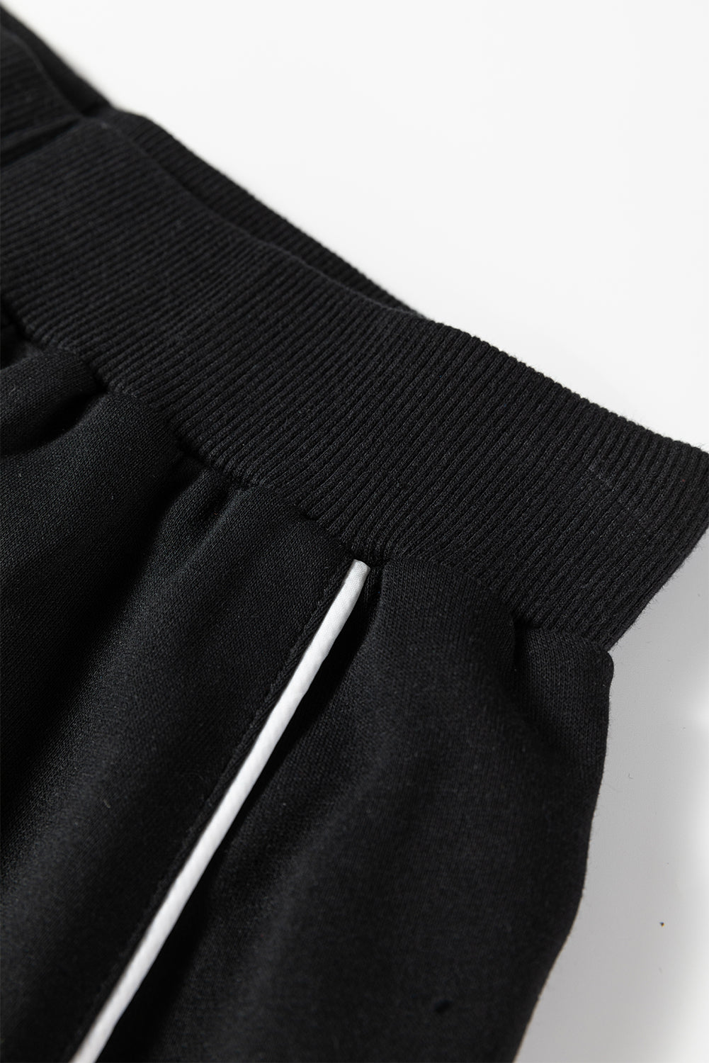 Patchwork Contrast Piping Pullover and Mini Skirt Set