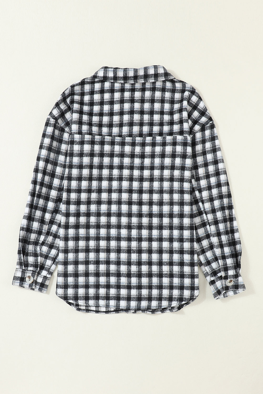 Plaid Chest Pocket Buttoned Shacket