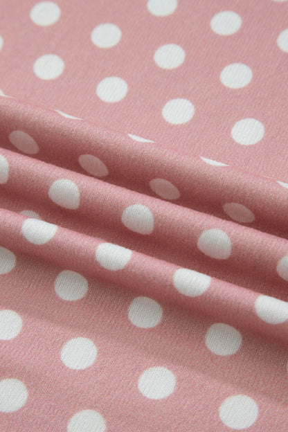 Polka Dot Relaxed Top & Drawning Shorts Set