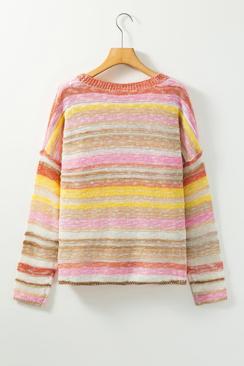 Stripe Drop Shoulder Sweater