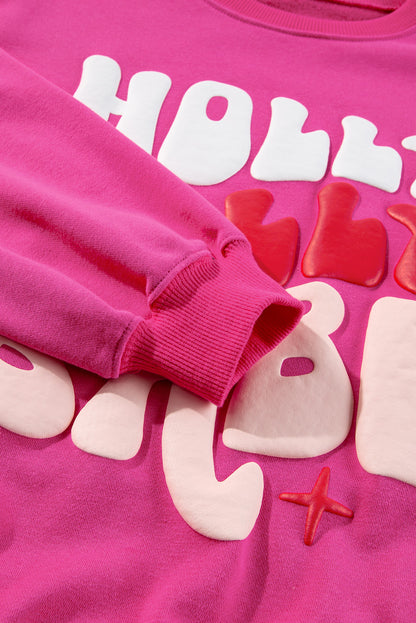 Christmas Holly Jolly Babe Crewneck Sweatshirt