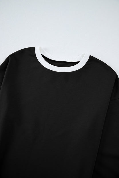 Varsity Stripe Pullover and Drawstring Pant Set