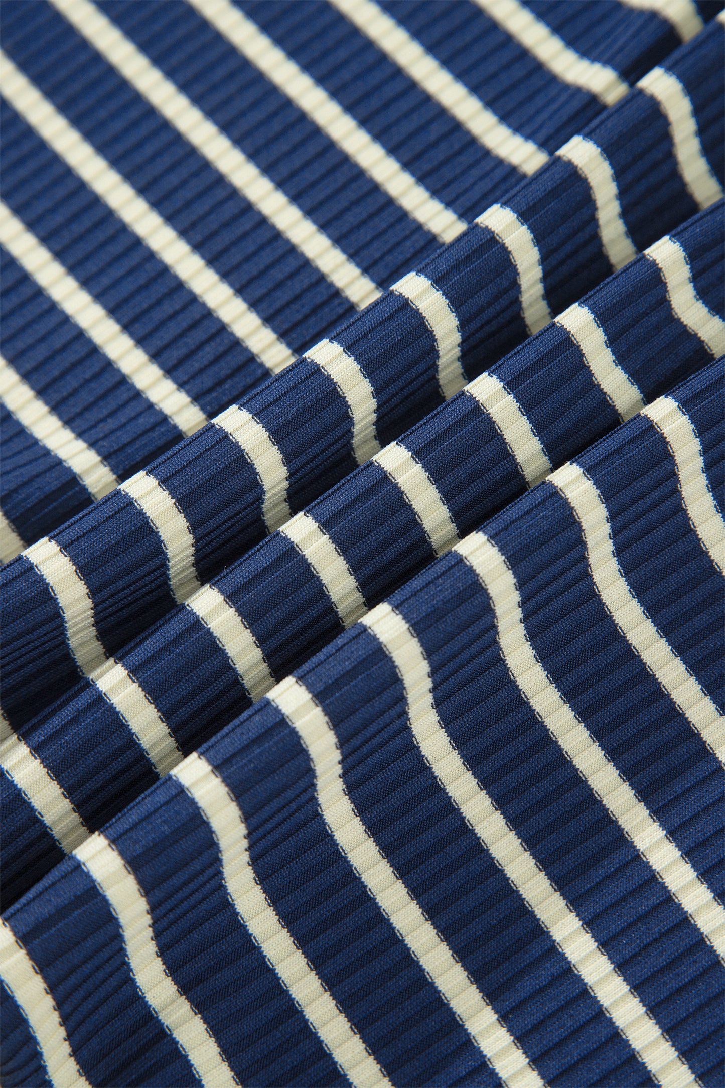 Stripe Colorblock Zip V-Neck Pullover and Pants Set