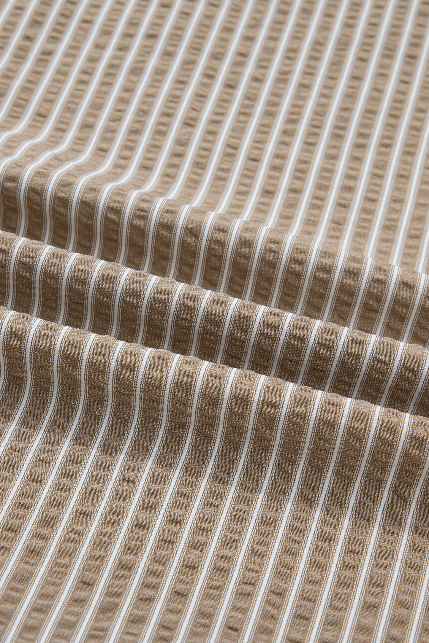 Plus Size Stripe Zip-Up Collared Mini Dress