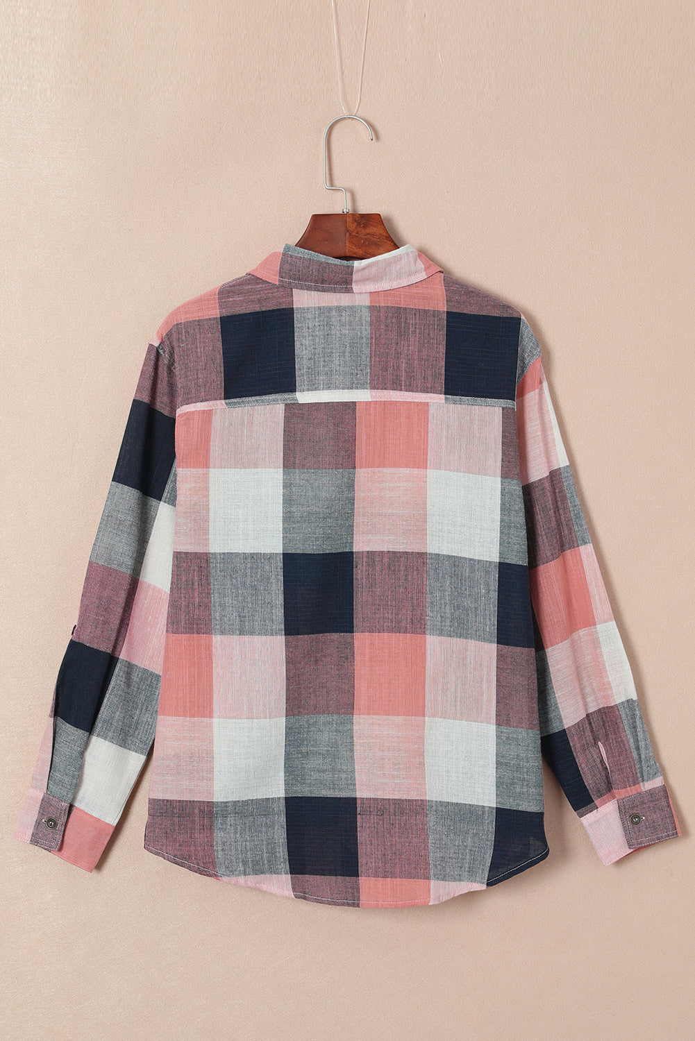 Plaid Button Front Shirt