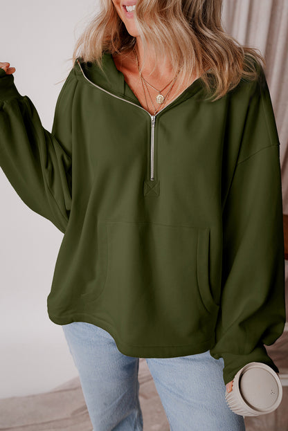 Fleece Lined Kangaroo Pocket Hoodie